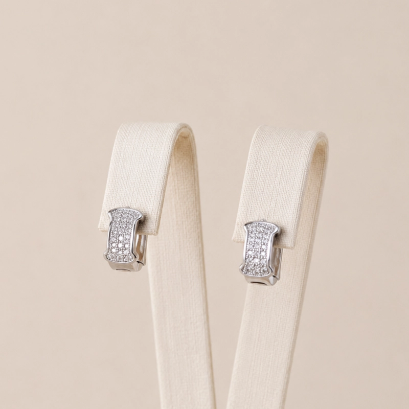 ARGOLLAS PLATA 925 CON MICRO CIRCONES MUJER RIALTO - 1