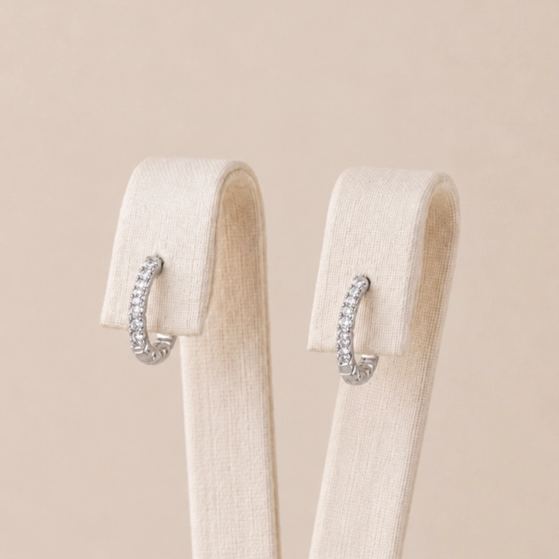 ARGOLLAS PLATA 925 CON MICRO CIRCONES MUJER RIALTO - 1