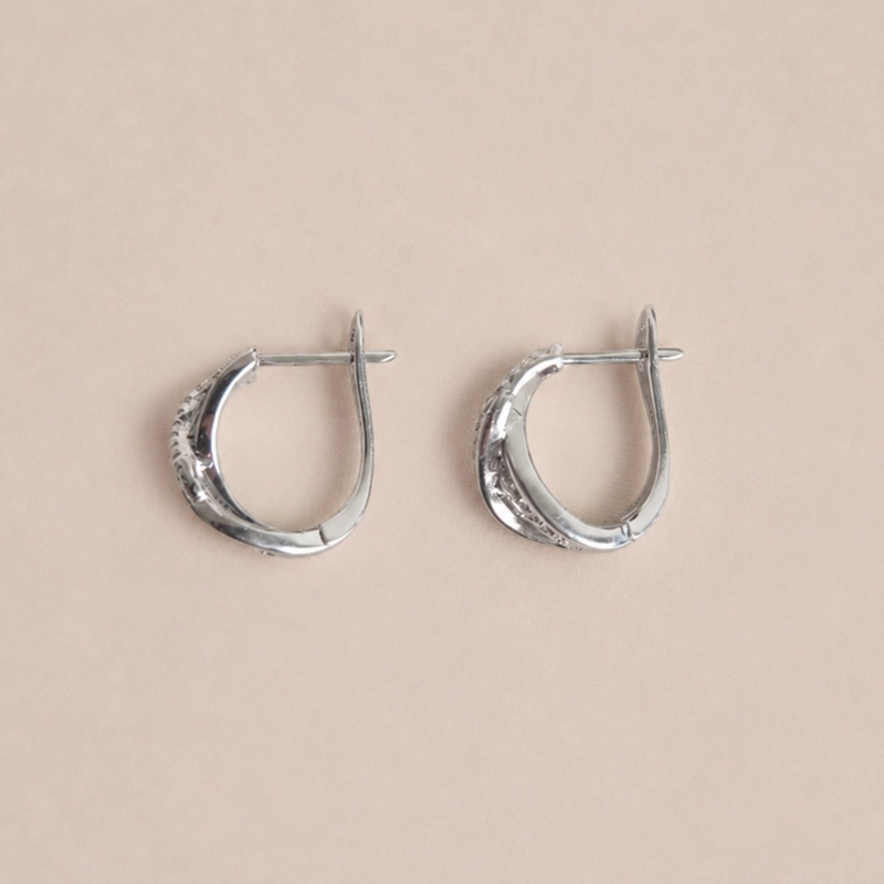 ARGOLLAS PLATA 925 CON MICRO CIRCONES MUJER RIALTO - 2