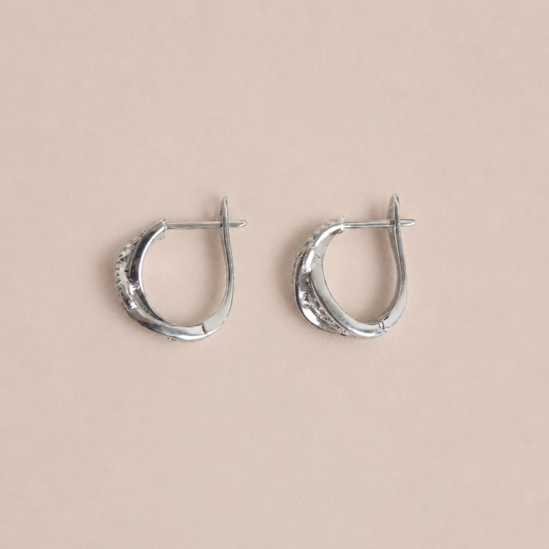 ARGOLLAS PLATA 925 CON MICRO CIRCONES MUJER RIALTO - 2