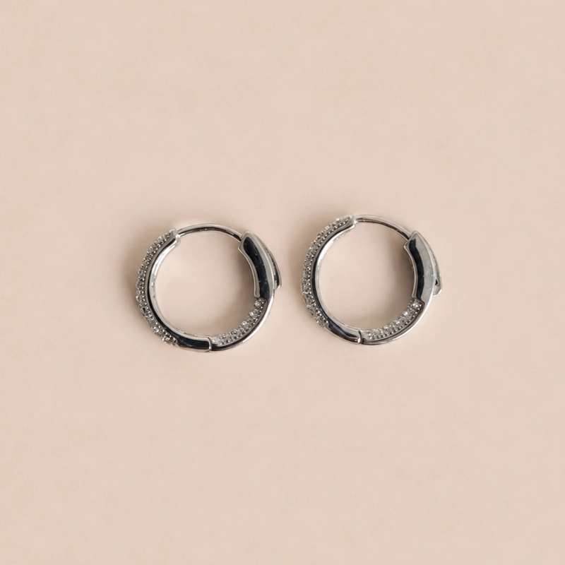 ARGOLLAS PLATA 925 CON MICRO CIRCONES MUJER RIALTO - 2