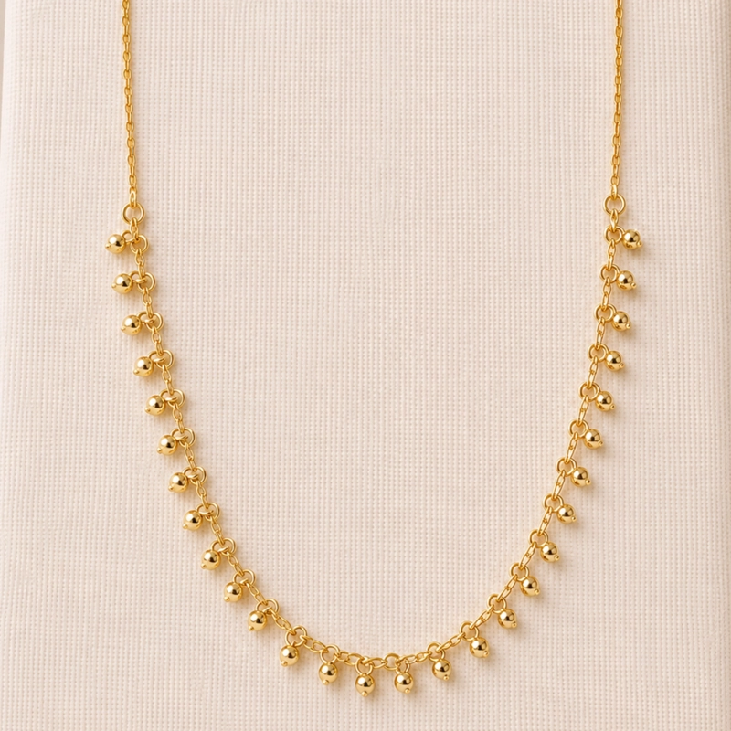 COLLAR DETALLES DORADOS CORTO MUJER RIALTO - 1