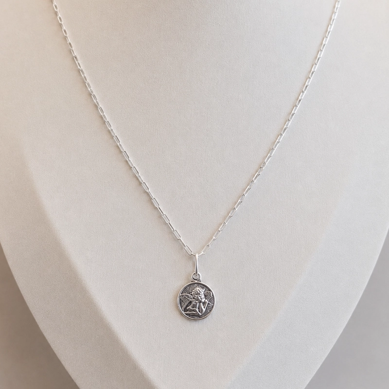 COLLAR ANGEL PLATA 925 MUJER RIALTO - 1
