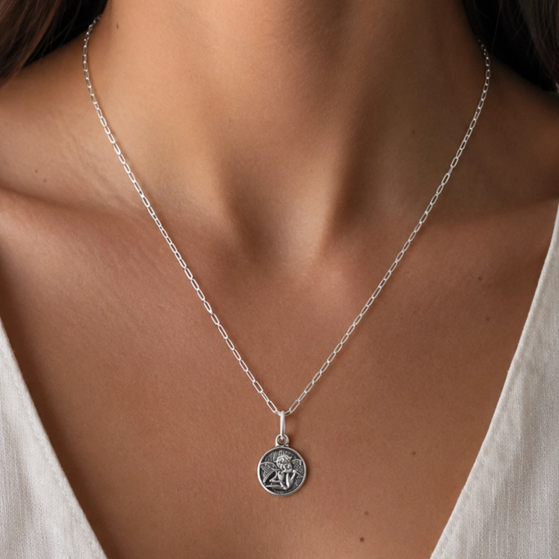 COLLAR ANGEL PLATA 925 MUJER RIALTO - 2