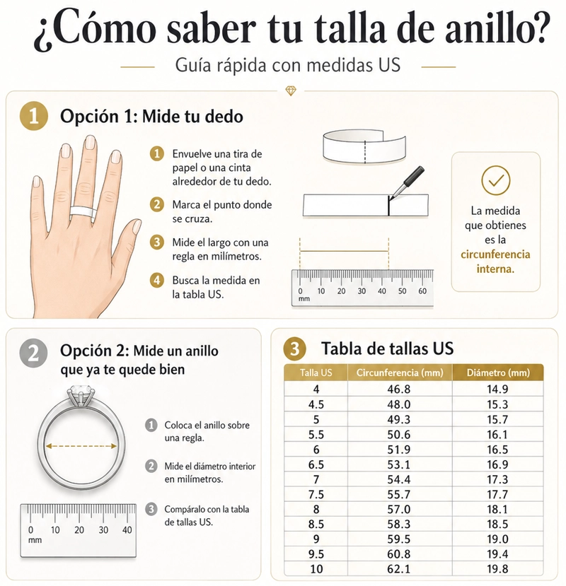 ANILLO SOLITARIO GOTA MUJER RIALTO BLANCO - 3