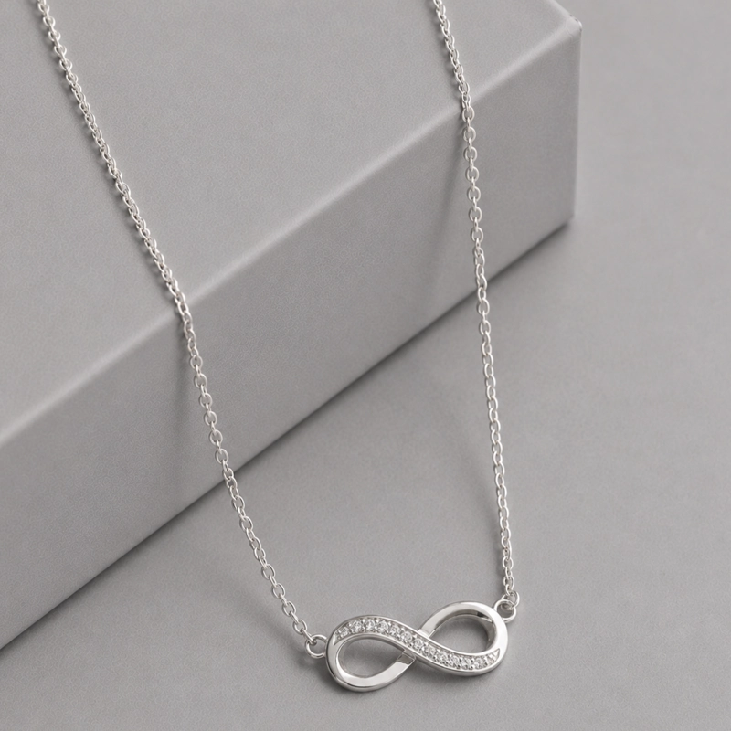 COLLAR INFINITO PLATA MUJER RIALTO - 1