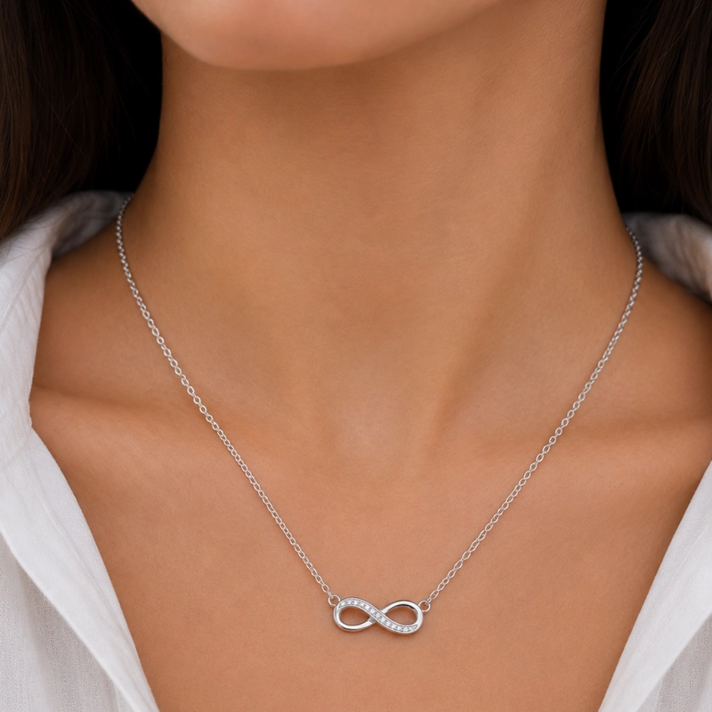COLLAR INFINITO PLATA MUJER RIALTO - 3