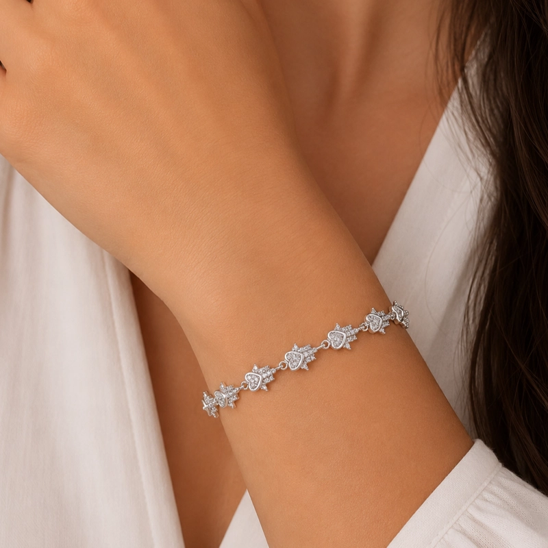 PULSERA MANO DE FÁTIMA PLATA 925 MUJER RIALTO - 3