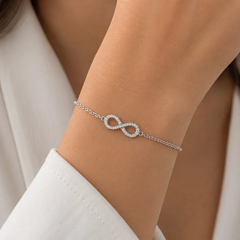PULSERA INFINITO PLATA MUJER RIALTO - 3