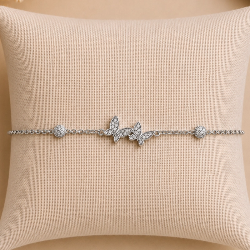 PULSERA MARIPOSA PLATA MUJER RIALTO - 2