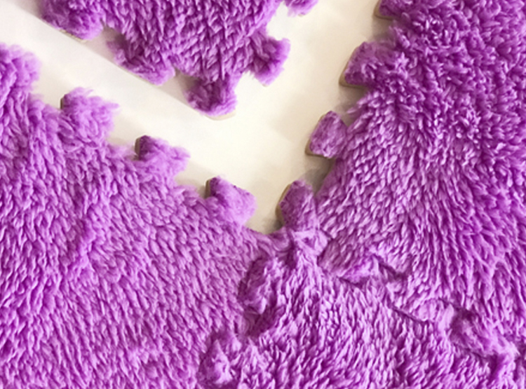 SET GOMA EVA FELPA 9 UNIDADES MORADO - 2