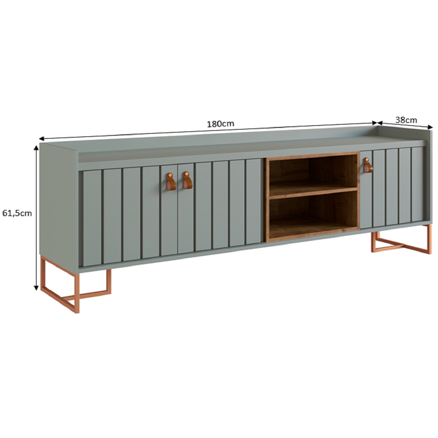 RACK AMUV MADERA VERDE PETROLEO GRACE - 4