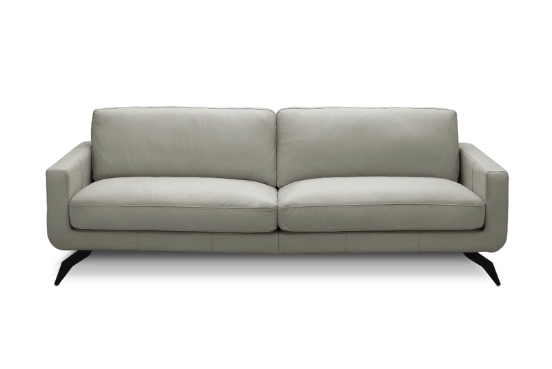 SOFÁ AMUV 3 CUERPOS BEIGE TRIVENTO CUERO - 1