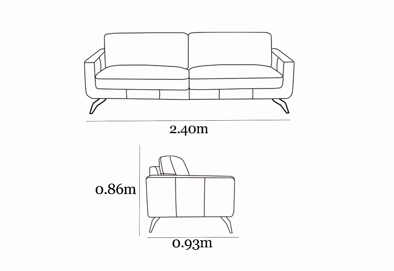 SOFÁ AMUV 3 CUERPOS BEIGE TRIVENTO CUERO - 5