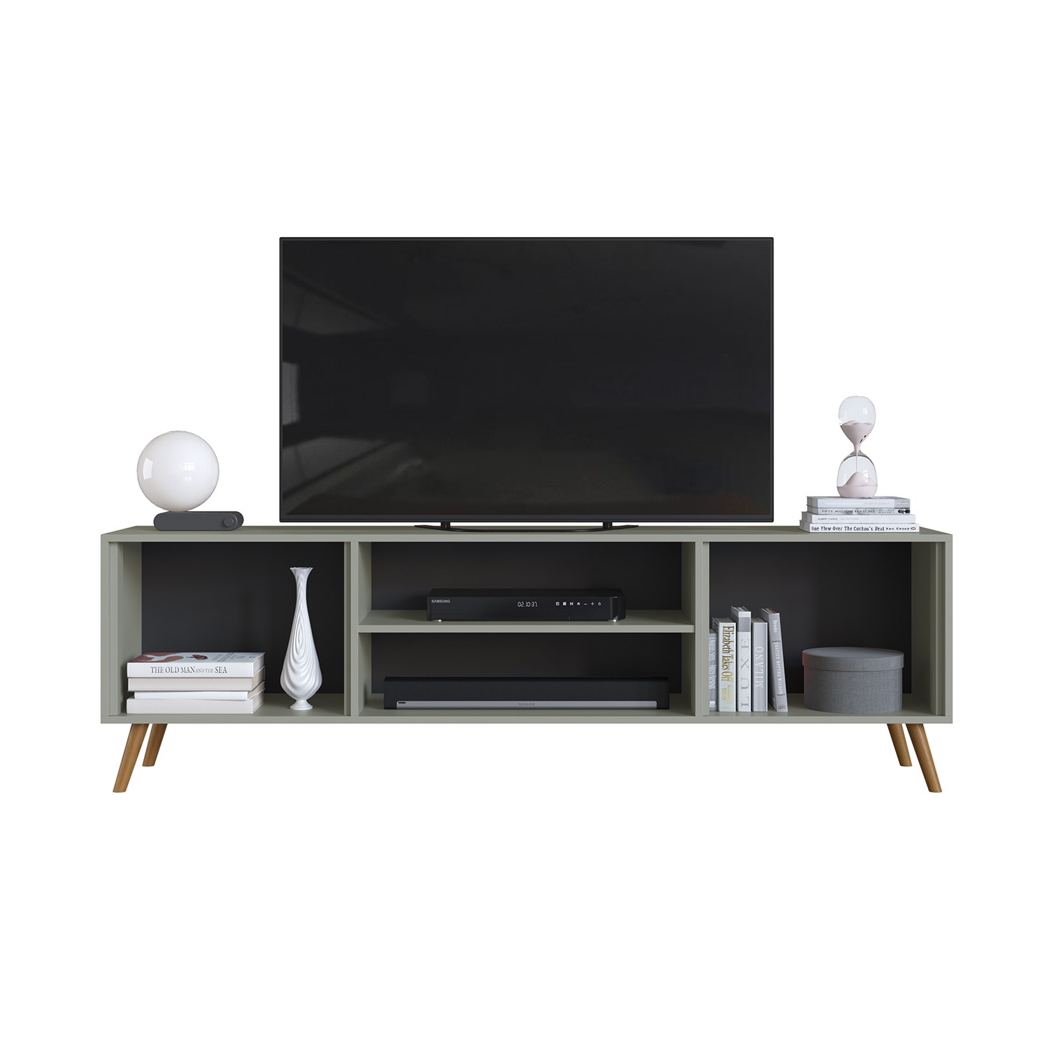 RACK AMUV MDP VERDE SALVIA 180CM - 3