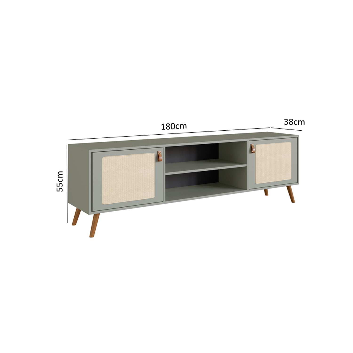 RACK AMUV MDP VERDE SALVIA 180CM - 4