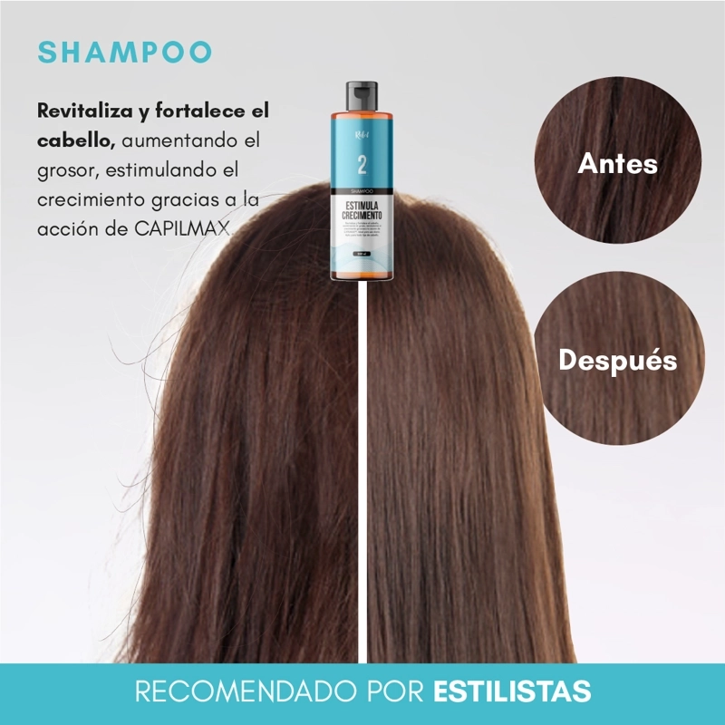SHAMPOO REBEL ESTIMULA EL CRECIMIENTO PASO 2 - 9