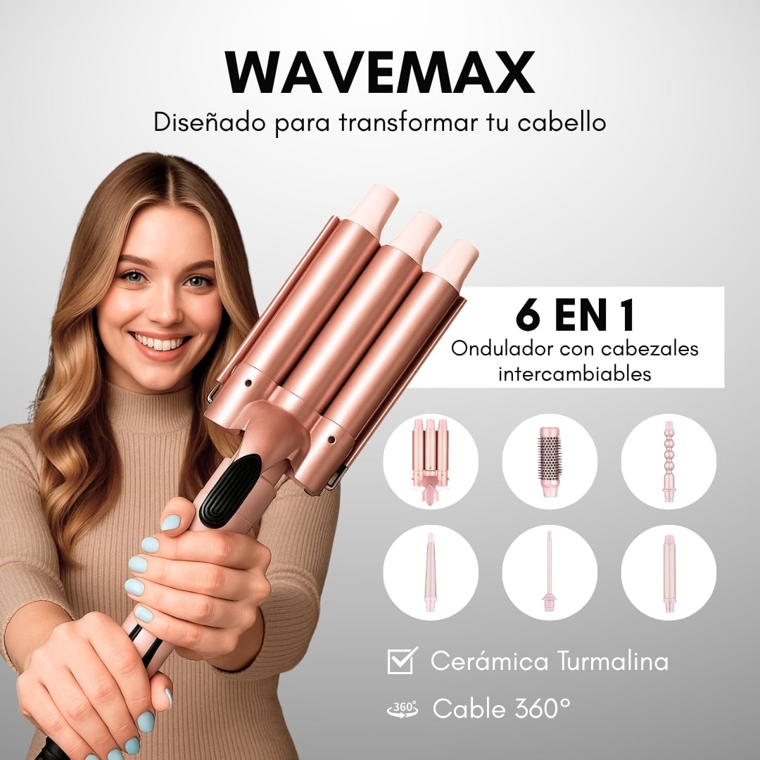 VOLUMINIZADOR Y ONDULADOR WAVEMAX PINK - 3