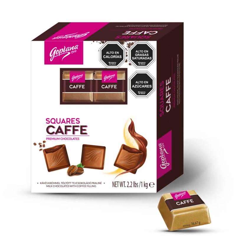 CHOCOLATES CAFE GOPLANA CAJA 1 KG BOMBON SABOR - 1