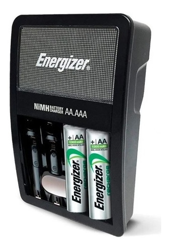 CARGADOR DE PILAS ENERGIZER AA/AAA + 2 PILAS AA RECARGABLES - 4