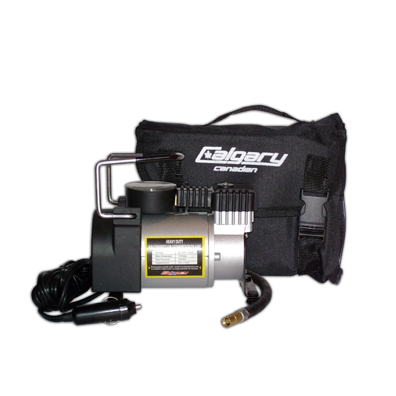 COMPRESOR AIRE PORTATIL PARA NEUMATICOS CALGARY 150PSI 12V - 1