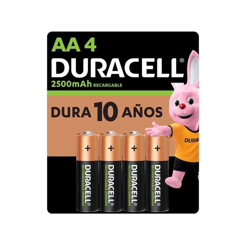 PILA RECARGABLE DURACELL TAMAÑO AA X4 / SUPERSTORE - 1