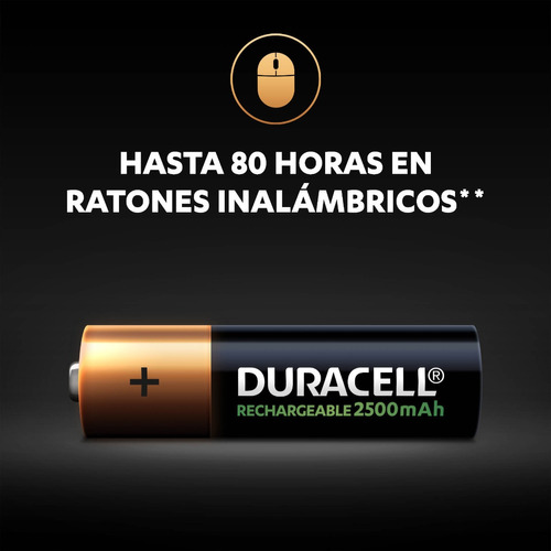 PILA RECARGABLE DURACELL TAMAÑO AA X4 / SUPERSTORE - 5