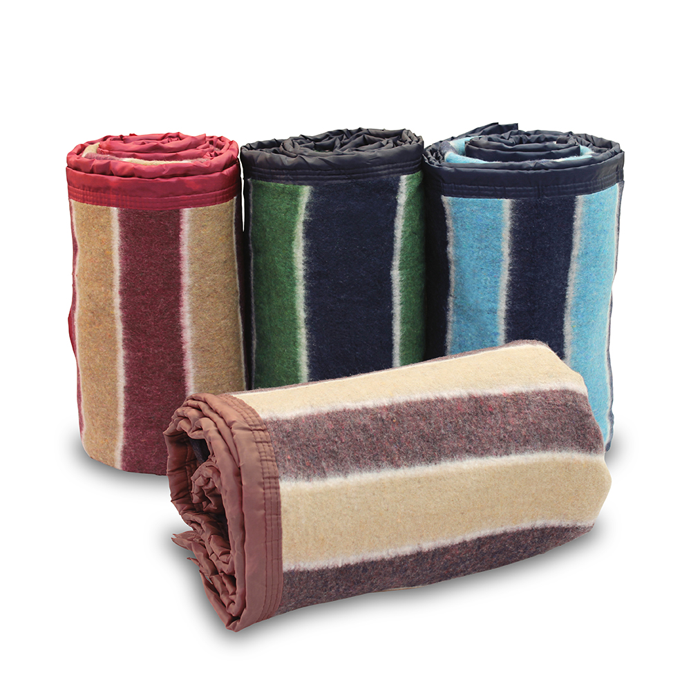 FRAZADA ANDES LISTADA 1 UN SUPERSTORE 1.5 PLAZAS 210 X 160 CM MULTICOLOR - 1