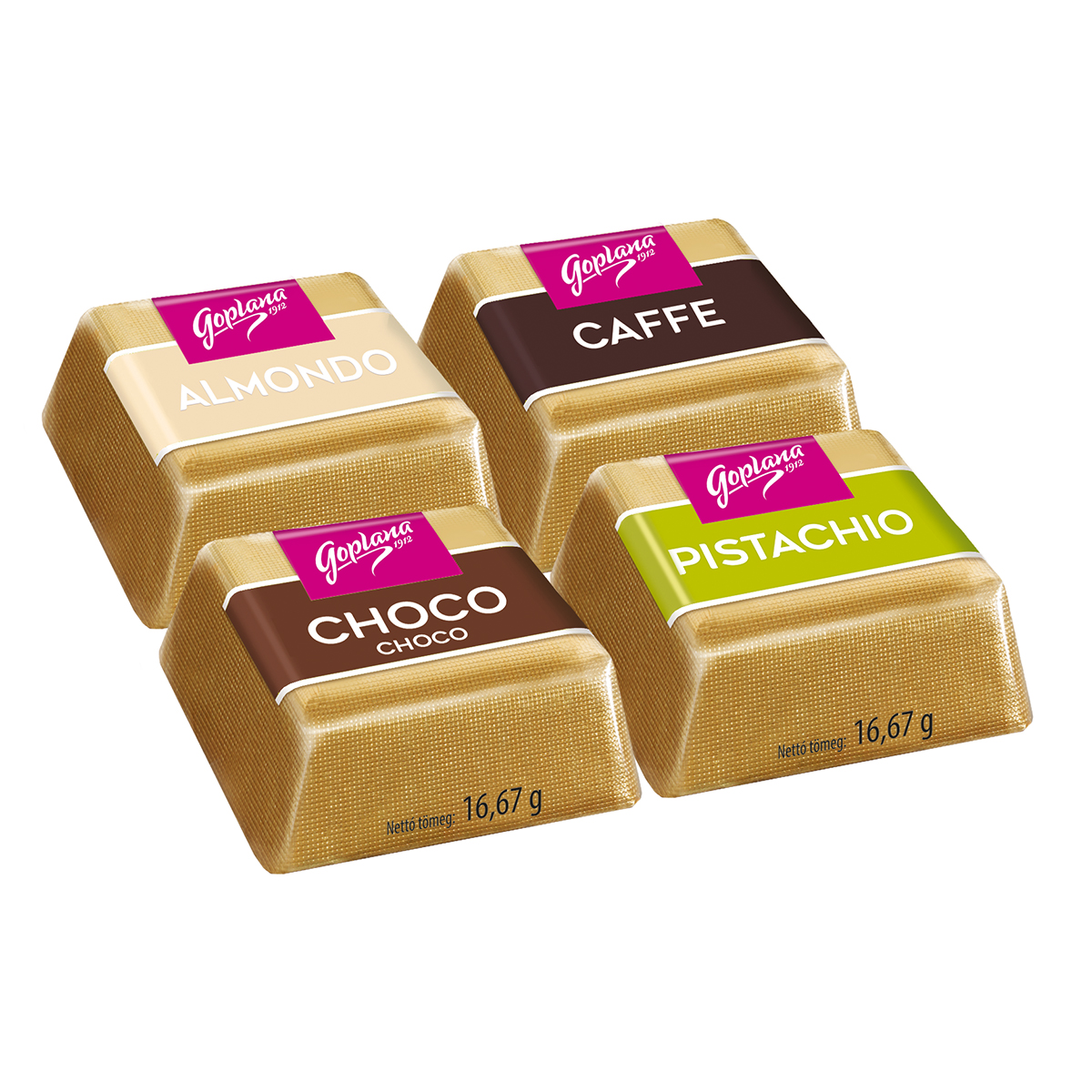 CHOCOLATE GOPLANA CAJA 400 GR BOMBON VARIEDADES RELLENOS - 2