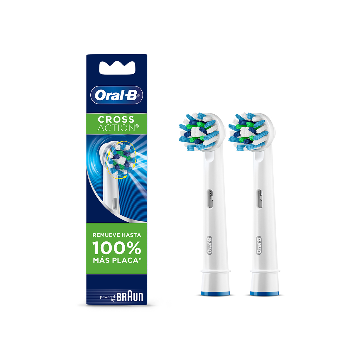 REPUESTO CEPILLO ELÉCTRICO ORAL-B CROSS ACTION 2UD - 1