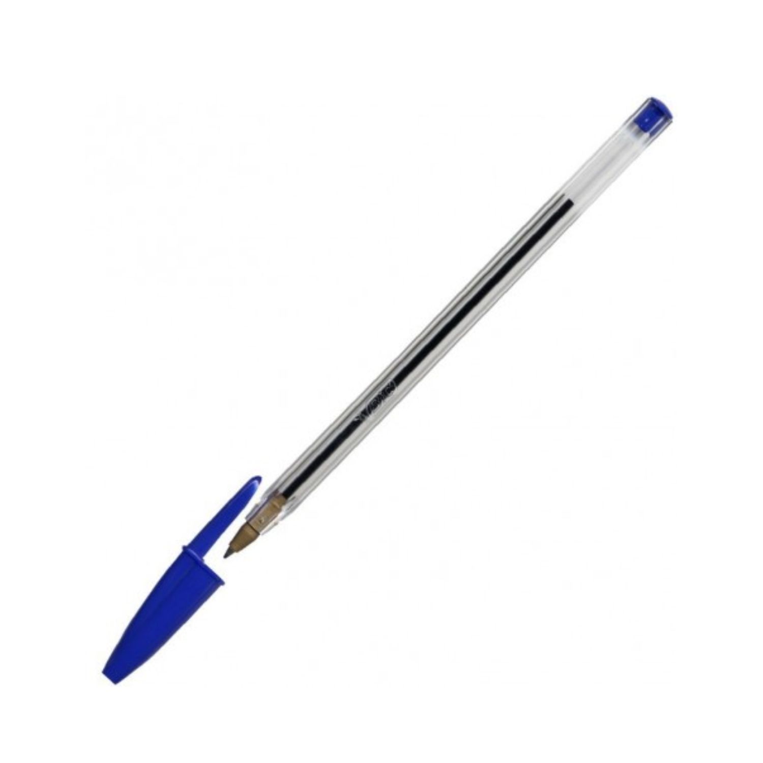 LÁPIZ PASTA BIC AZUL CRISTAL PUNTA MEDIA 50 UNID - 4