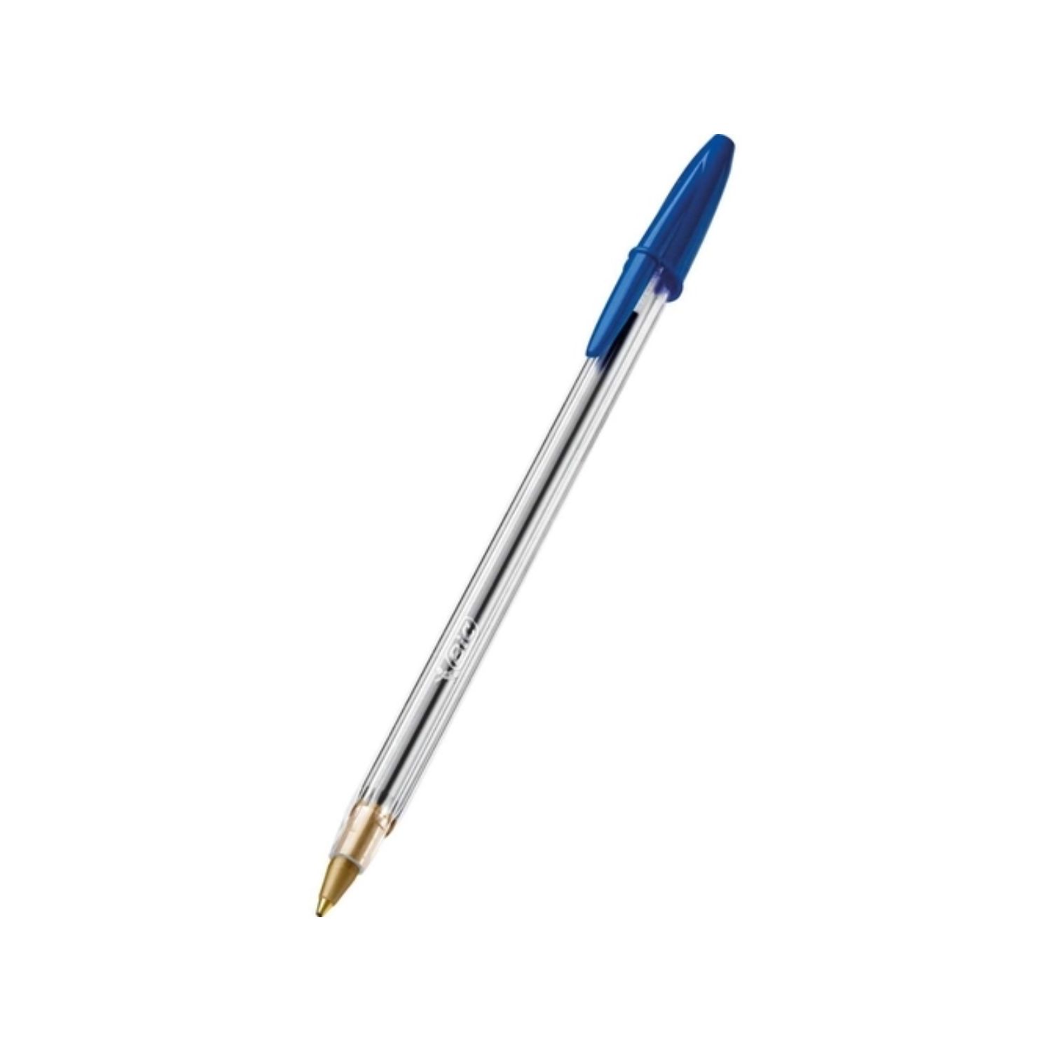 LÁPIZ PASTA BIC AZUL CRISTAL PUNTA MEDIA 50 UNID - 5