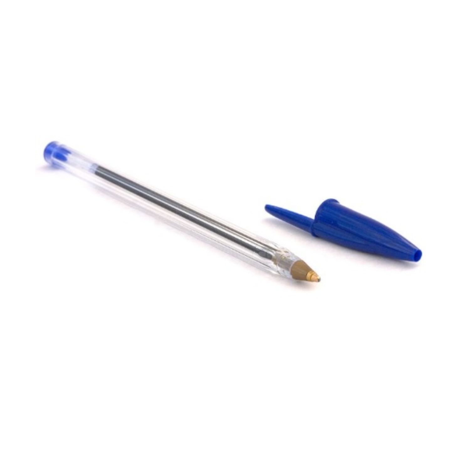 LÁPIZ PASTA BIC AZUL CRISTAL PUNTA MEDIA 50 UNID - 6