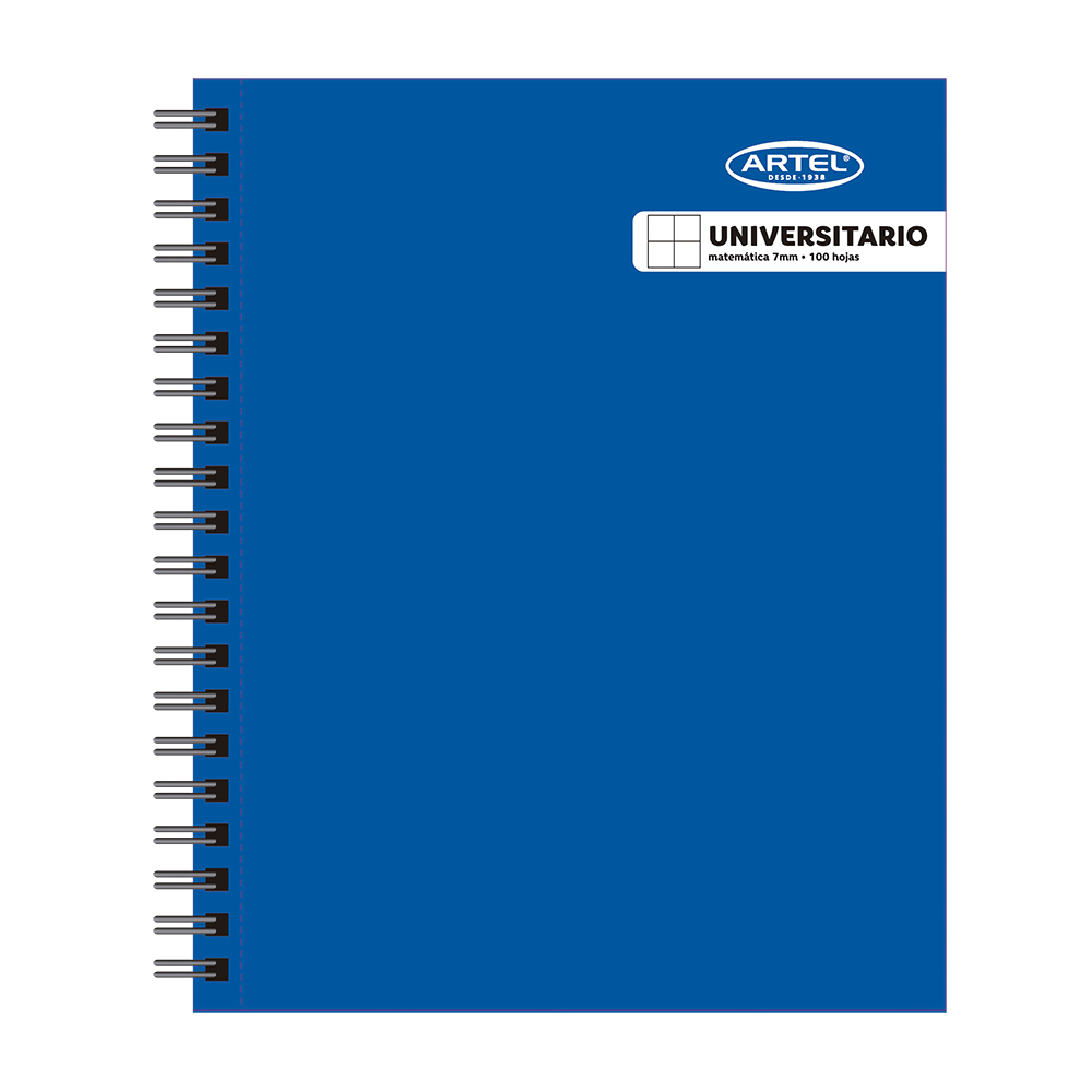 PACK X 10 CUADERNOS UNIVERSITARIOS ARTEL LISO 100 HOJAS - 1
