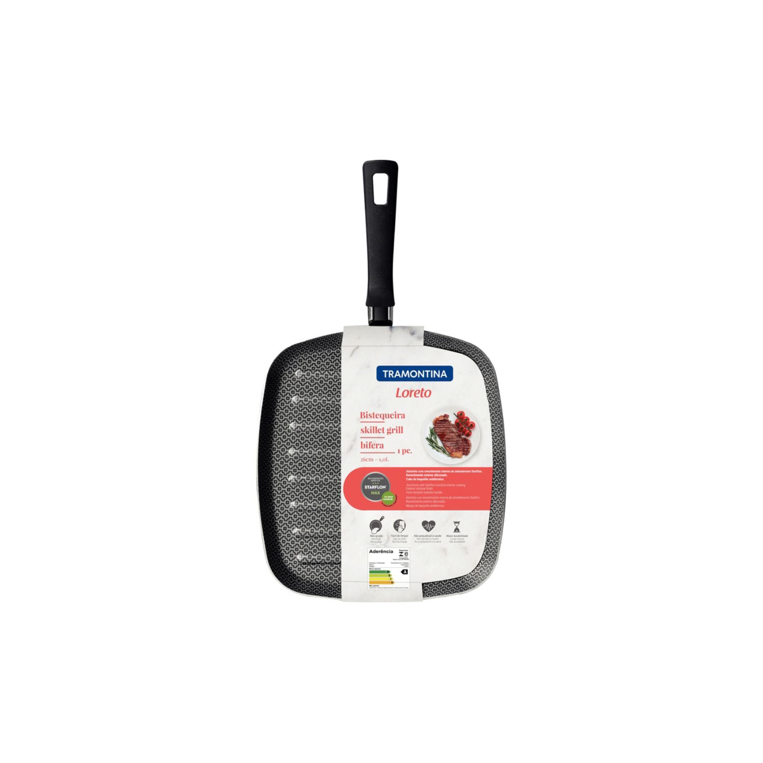 SARTEN PARA BISTEC TRAMONTINA 24CM ANTIADHERENTE - 2