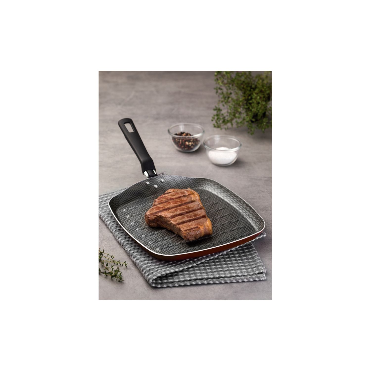 SARTEN PARA BISTEC TRAMONTINA 24CM ANTIADHERENTE - 3