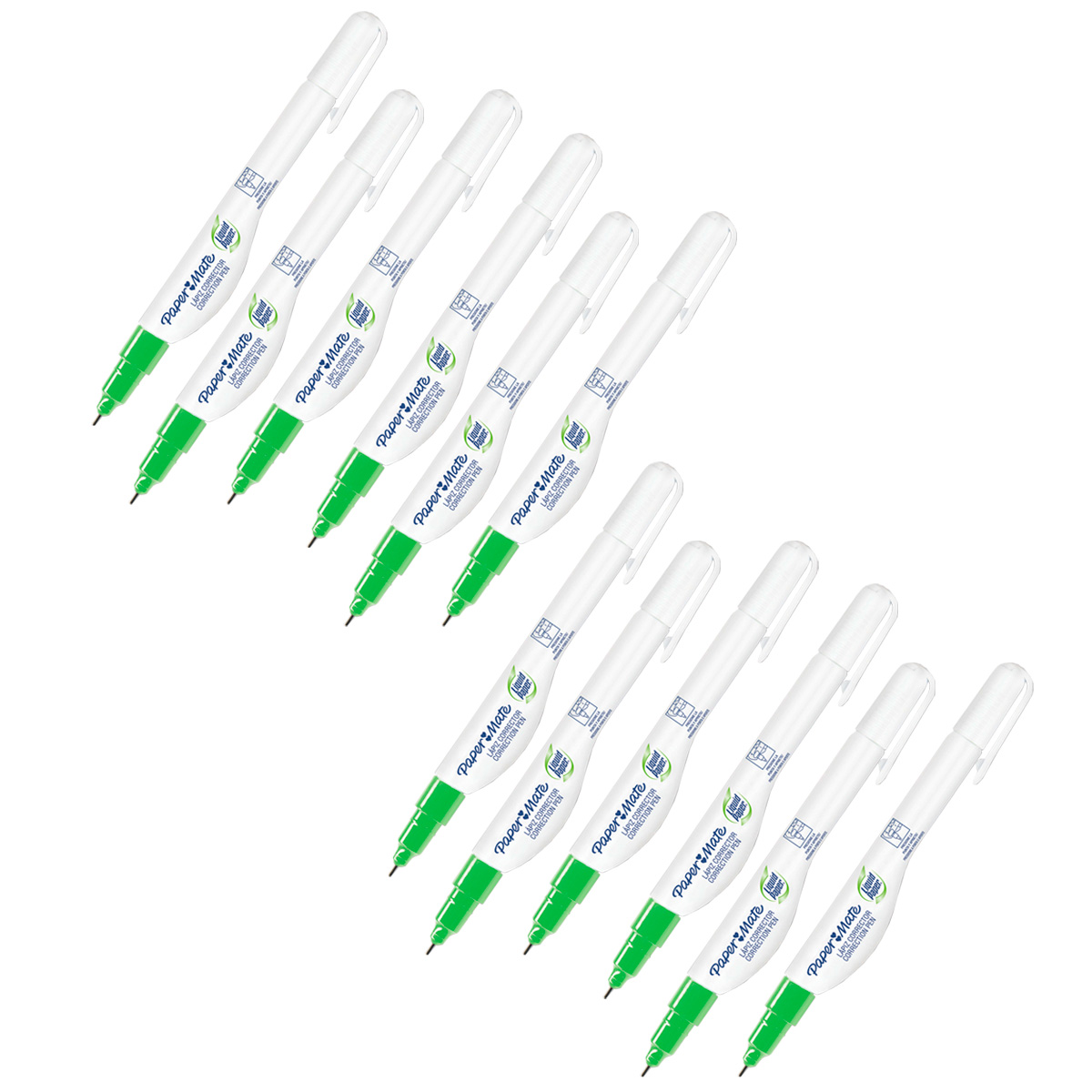 CORRECTORES PAPER MATE PACK 12 LÁPIZ CORRECTOR PUNTA METÁLICA 7ML - 1