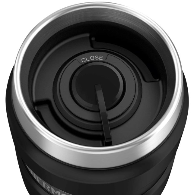TERMO MUG THERMOS KING 470ML ACERO INOXIDABLE NEGRO - 4