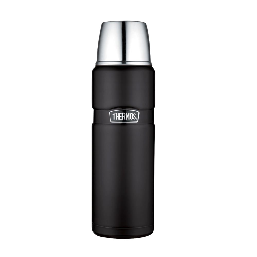 TERMO LIQUIDO THERMOS KING 470ML ACERO INOXIDABLE NEGRO - 1