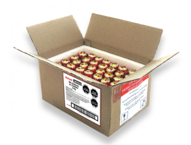 CHOCOLATES CEREZAS AMBROSOLI CAJA 2 KG CEREZA AL COÑAC - 3