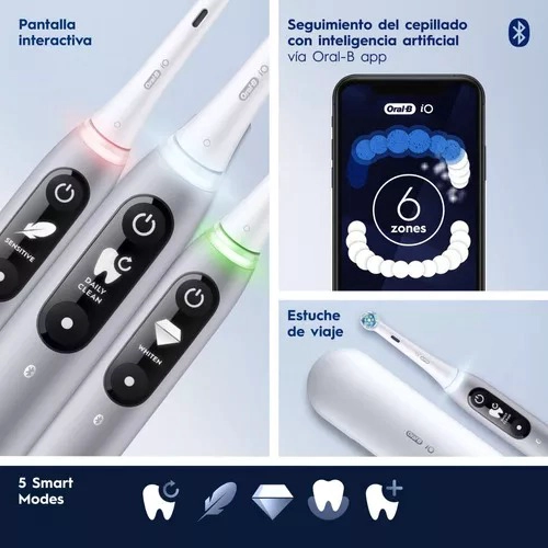 CEPILLO DE DIENTES ELÉCTRICO ORAL-B IO 6 + 4 REPUESTOS - 5