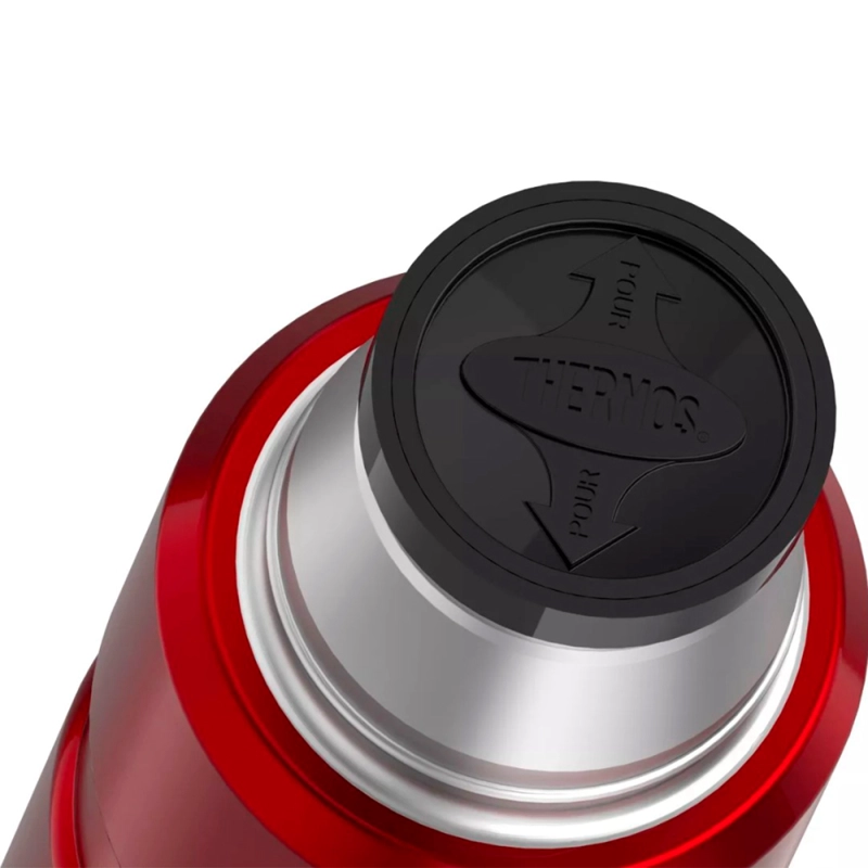 TERMO LIQUIDO THERMOS KING 470ML ACERO INOXIDABLE ROJO - 4