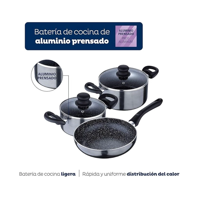 BATERÍA DE COCINA SORIA 5 PIEZAS SAN IGNACIO BY BERGNER - 9