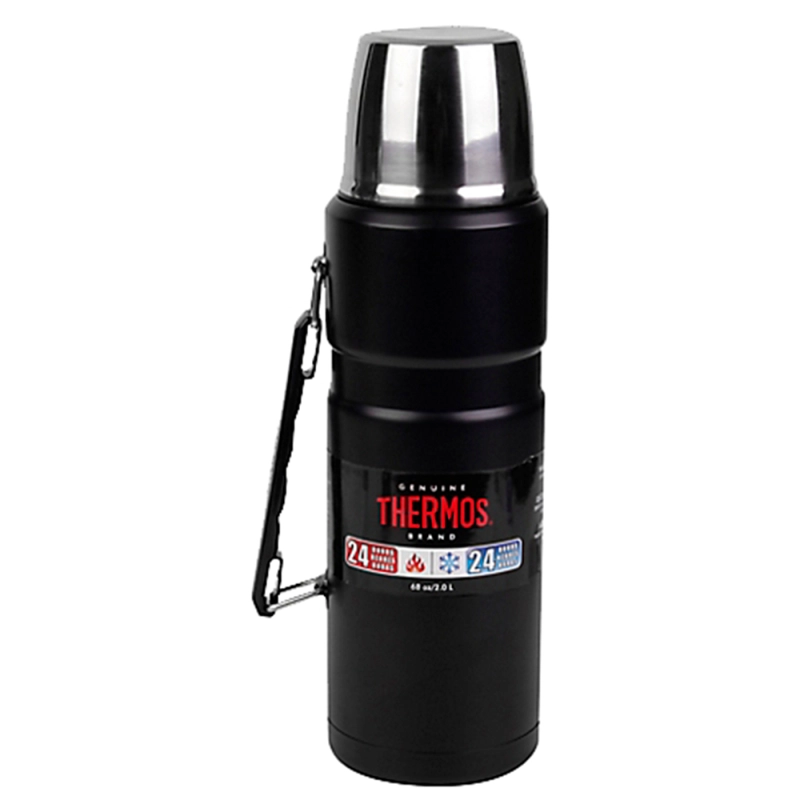 TERMO LIQUIDO THERMOS KING 2.0L ACERO INOXIDABLE NEGRO - 3