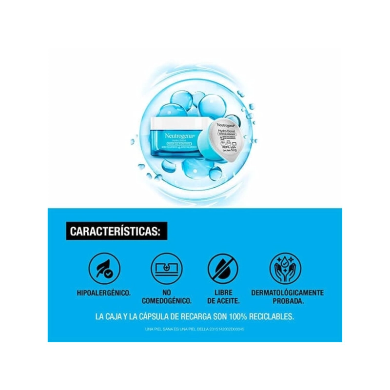 REFILL CREMA NEUTROGENA HYDRO BOOST WATER GEL 50GR - 4