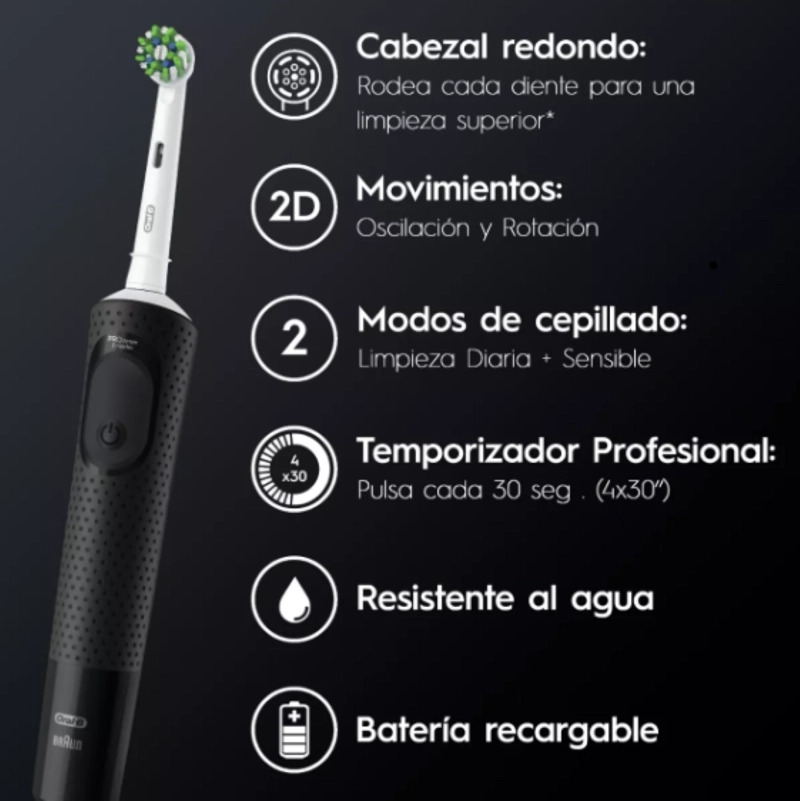 CEPILLO DE DIENTES ELÉCTRICO ORAL-B PRO SERIES 2 PRO 2 - 5