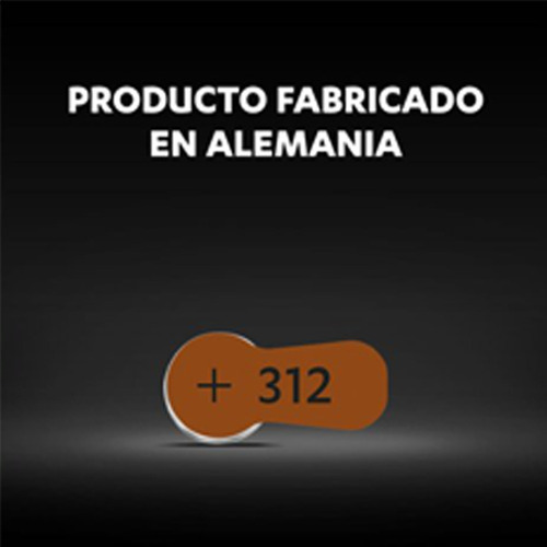 PACK 60 PILAS DURACELL AUDÍFONO TAMAÑO 312 - 4