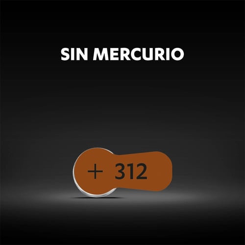 PACK 60 PILAS DURACELL AUDÍFONO TAMAÑO 312 - 5