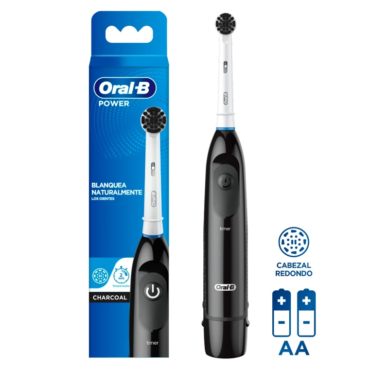 CEPILLO DE DIENTES ELÉCTRICO ORAL-B POWER CHARCOAL - 1
