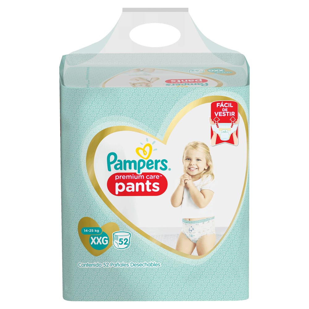 PAÑALES PANTS PAMPERS PREMIUM CARE XXG X 52 UND - 1